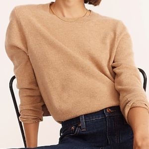 J. Crew Cashmere Crew in Camel - small